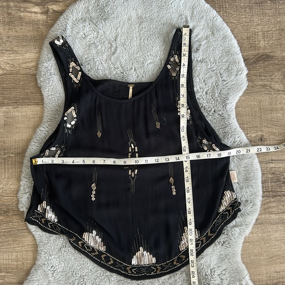 Free People Bad Girls Do It Well Sequin Tank S - Picture 5 of 9
